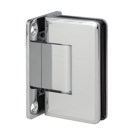 SURE-LOC HARDWARE Sure-Loc Hardware Shower Glass Hinge, 2 1/4x4, Beveled, Polished Chrome SHR-H4BV 26